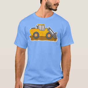 Camiseta Construção de escavação de estaleiros