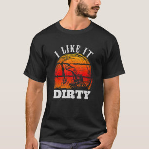 Camiseta Construção de estradas de operadores de equipament