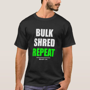 Camiseta Construção de Malhação de Gym Repetidamente Repeti