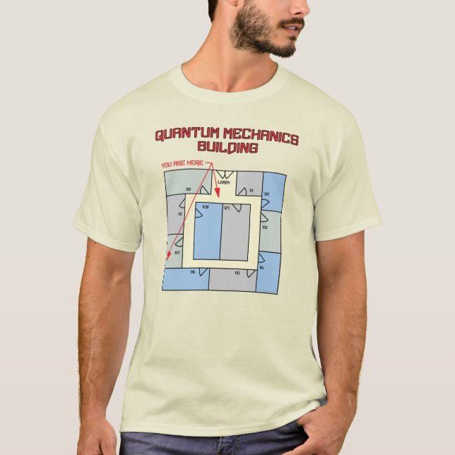 Camiseta Construção de Mecânica Quântica (Frente)