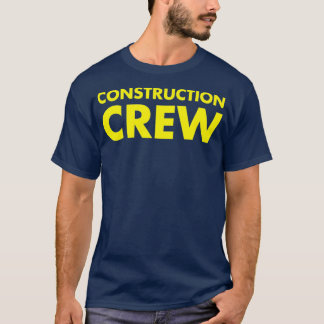 Camiseta Construção de pessoal de construção e demolição
