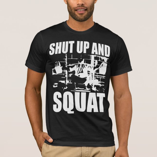 Camiseta Construção De Porte - Cala A Boca E Esquadra (Frente)