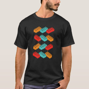 Camiseta Construção do Construtor Mestre de Blocos de Const
