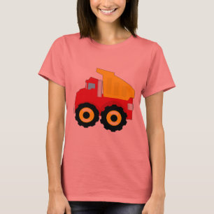 Camiseta Construção Dumptruck dos miúdos