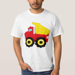 Camiseta Construção Dumptruck dos miúdos