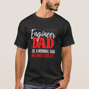 Camiseta Construção Mecânica De Engenharia De Pais De engen