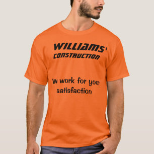 Camiseta Construção Williams