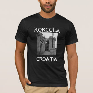 Camiseta Construções de pedra em Korcula