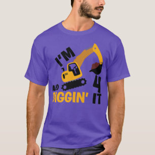 Camiseta Construction Truck 4th Birthday Boy 4 Year Old Exc