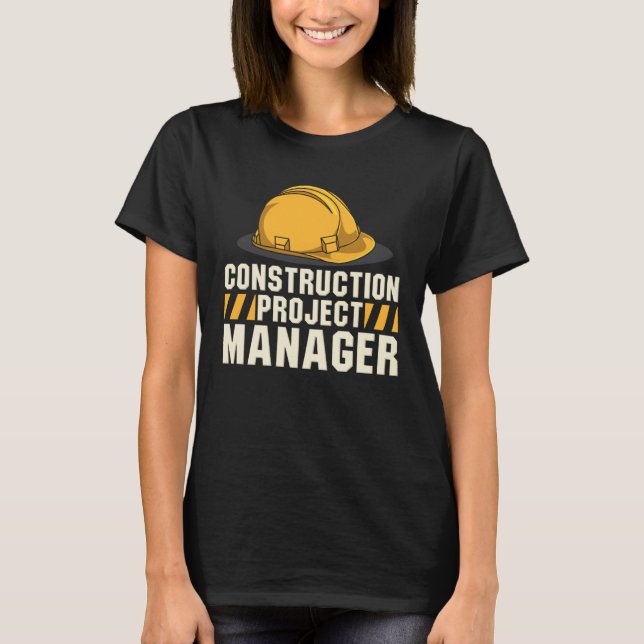 Camiseta Construction Work Construction Project Manager Dad (Frente)