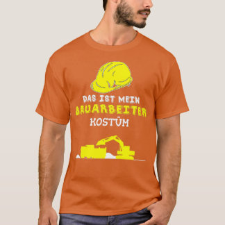Camiseta Construction worker costume Halloween carnival par
