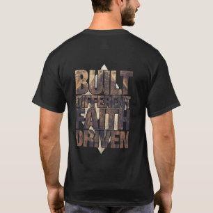 Camiseta Construída Diferente Fé Motivadora Acad