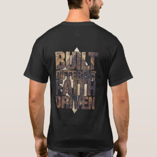 Camiseta Construída Diferente Fé Motivadora | Acad