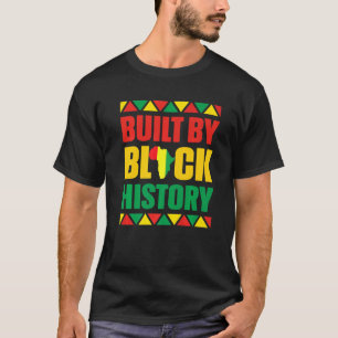 Camiseta Construída por História Negra Orgulhosa Afro-Améri