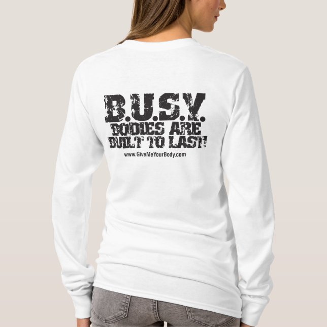 Camiseta Construído ao último (Verso)