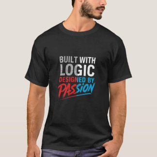 Camiseta Construído com Lógica, Projetado com Paixão – Prog