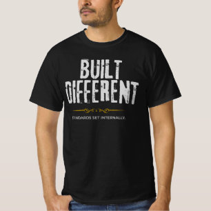 Camiseta Construído Diferente – Motivação e Liderança Elega