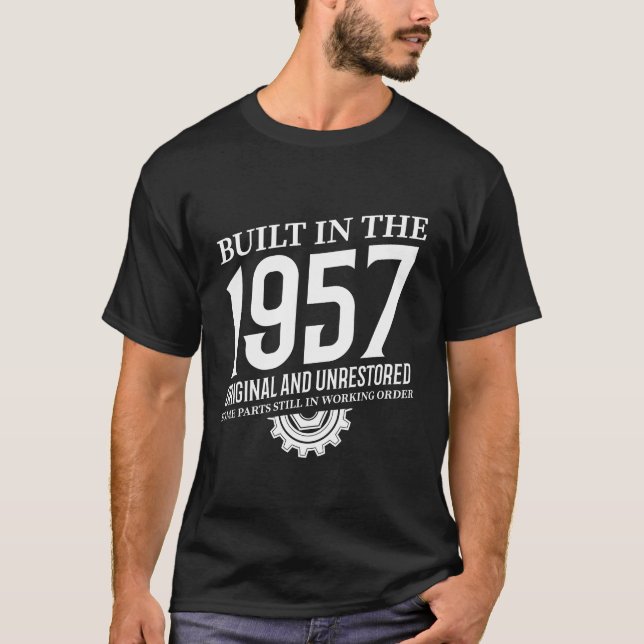 Camiseta Construído Em 1957 (Frente)