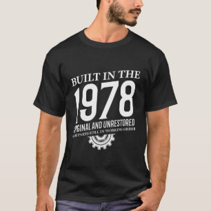 Camiseta Construído Em 1978