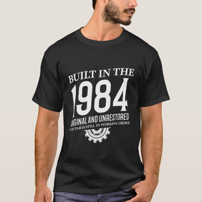 Camiseta Construído Em 1984 (Frente)