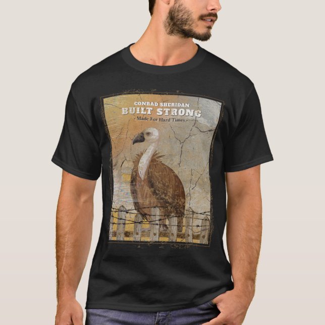Camiseta Construído Forte Personalizado (Frente)