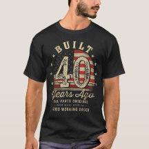 Construído Há 40 Anos Aniversário de 40 Anos Vinta