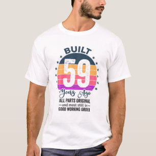 Camiseta Construído Há 59 Anos, Todas As Peças Originais