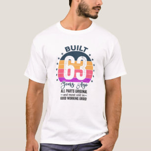 Camiseta Construído Há 63 Anos, Todas As Peças Originais
