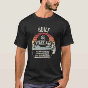 Camiseta Construído Há 85 Anos, Engraçado, 85.O Aniversário