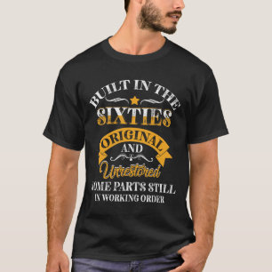 Camiseta Construído na década de 60 Original 50º anivers