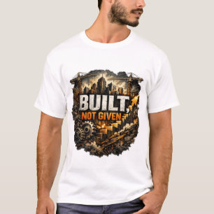 Camiseta Construído Não Dado