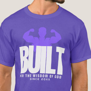 Camiseta Construído - Oração de Gratidão a Cristo Grafite R