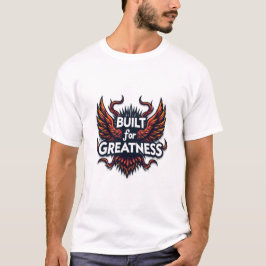 Camiseta Construído para a Grandeza