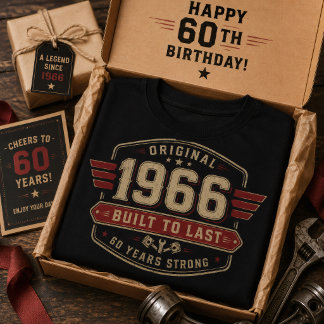 Camiseta Construído para Durar Original de 1966 Edição de 6