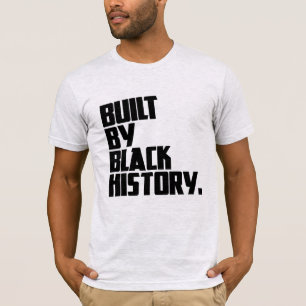 Camiseta Construído por histórico preto