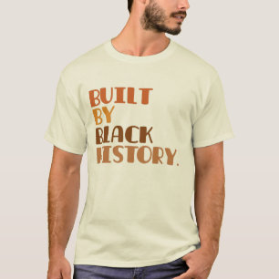 Camiseta Construído por T-Shirt de História Negra
