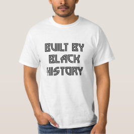 Camiseta Construído por T-Shirt de História Negra
