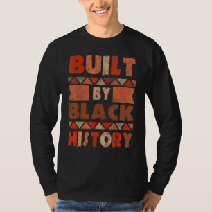 Camiseta Construídos Por Homens Do Orgulho Africano-America