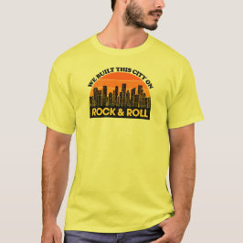 Camiseta Construímos esta cidade em Rock and Roll