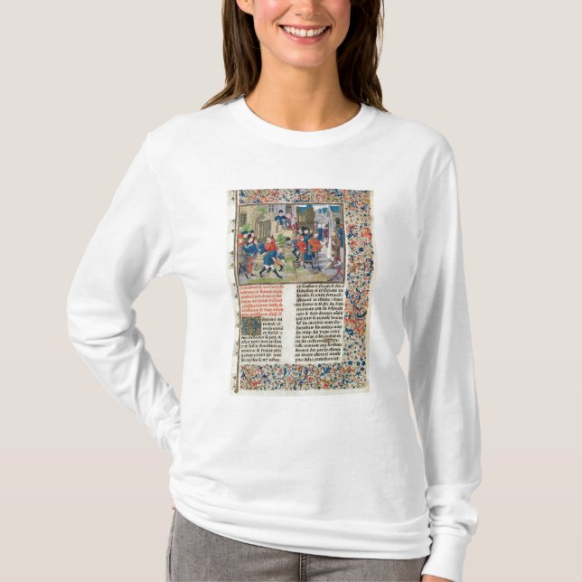 Camiseta Construindo as fundações do monastério (Frente)