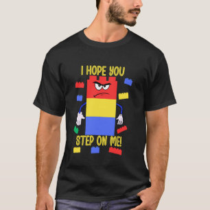 Camiseta Construindo Tijolos Eu Espero Que Você Me Passe En