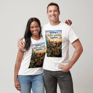 Camiseta Construindo um Mundo Melhor Juntos