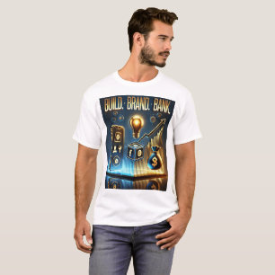 Camiseta Construir. Marca. Banco. - O caminho para o sucess