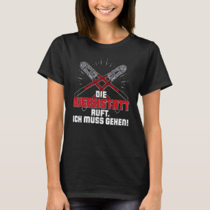 Camiseta Construir o zelador do gerenciador de sites de han