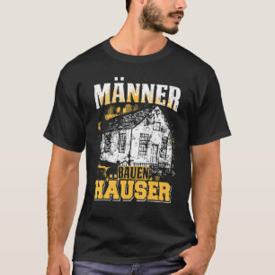 Camiseta Construtor de Casas Domésticas do Mens Builder