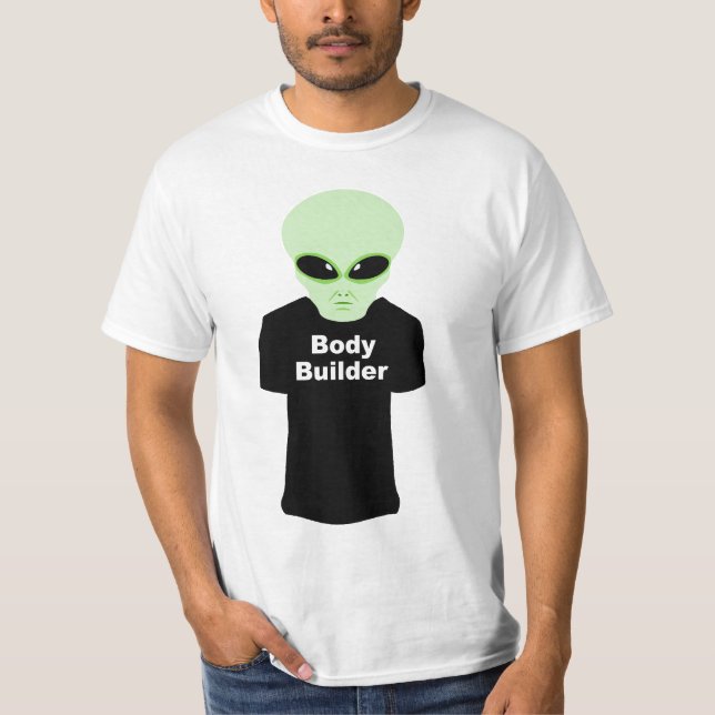 Camiseta Construtor de corpo estrangeiro (Frente)