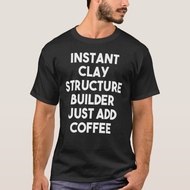 Camiseta Construtor de Estruturas de Caimento Instantâneo A (Frente)
