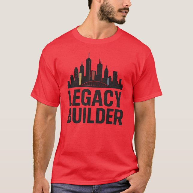 Camiseta Construtor de Legados Mindset Empreendedor Urbano (Frente)