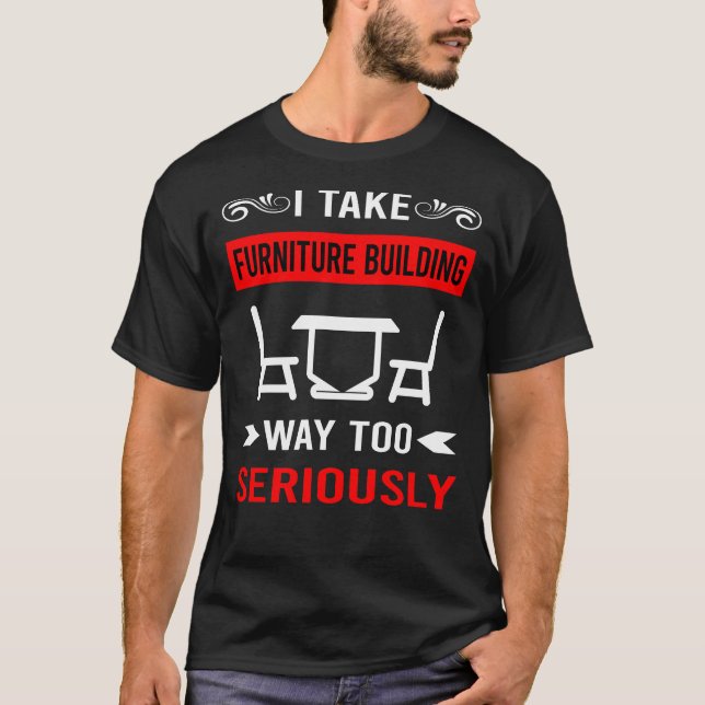 Camiseta Construtor de Mobiliário Carpintário (Frente)