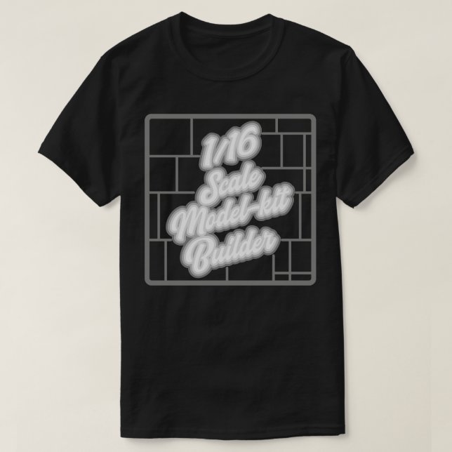 Camiseta Construtor de modelos em escala 116 (Frente do Design)